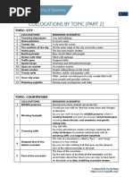 Collocations by Topic (Part 2)