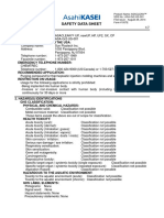 Safety Data Sheet: Product Name: ASACLEAN ™ SDS No.: ASA-Gr2-US-001 First Issue August 28, 2014 Form # 057E