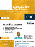 Dynamics GP Year End Closing 2019