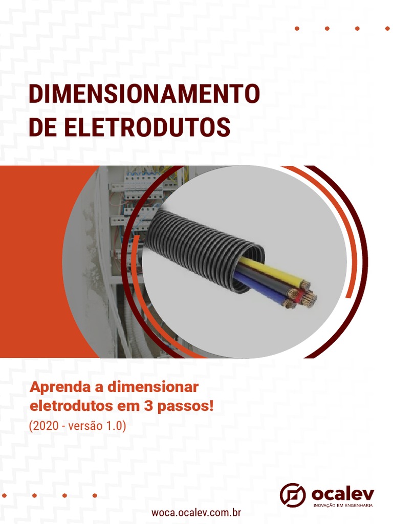 Dimensionamento de Eletrodutos - Cabos Elétricos | PDF | Condutor ...