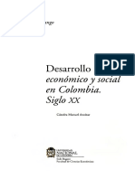 Desarrollo industrial Colombia siglo XX sustitución importaciones