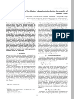 Assessment of Forchheimers Equation To P