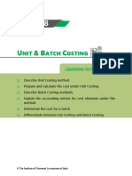 Unit & Batch Costing