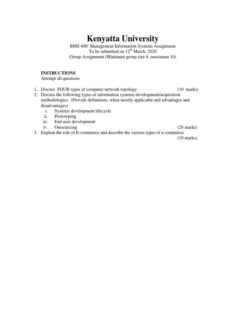 BMS 400 Assignment | PDF | Art | Technology & Engineering