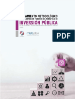 Lineamiento Metoldologico para La Definicion y Gestión Del Portafolio de Inversión Pública de Las Entidades Del SNIP