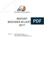 Biocides in Leather 2017: Prepared By: Biocide Information Limited Email