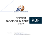 Biocides in Adhesives 2017: Prepared By: Biocide Information Limited Email