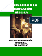 La Predicacion Biblica