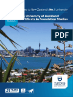 The University of Auckland Certificate in Foundation Studies