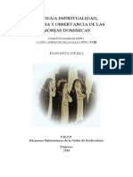 De COS, J. (Ed.), Antigua Espiritualidad , Liturgia y Observancia de Las Monjas Dominicas. Constituciones de 1259 y Cuatro Apendices, 2014
