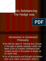 Portfolio Rebalancing - The Hedge Way