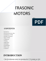 Ultrasonic Motors: BY A Sishira 17311A0288