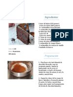 Receta de Torta