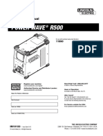 Power Wave R500: Operator's Manual