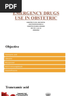 Drugs in Obstetrics and Gynecology | PDF | Childbirth | Anemia