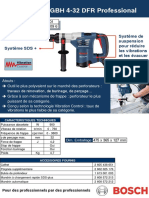 Perforateur GBH 4-32 DFR Professional: Système de Suspension Pour Réduire Les Vibrations Et Les Évacuer Système SDS +