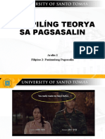 FIL 2. Aralin 2 Mga Teorya Sa Pagsasalin