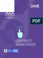 Componentes Administrativos - Encuesta Multiproposito