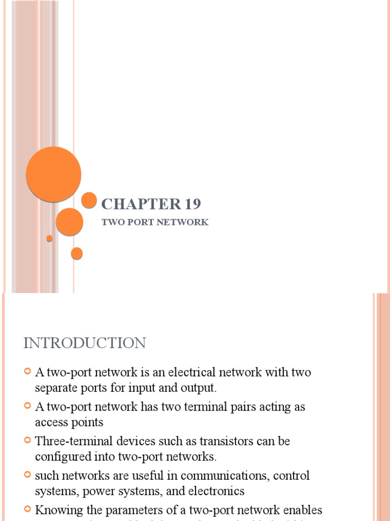 Two Port Network | PDF | Telecommunications Engineering | Teaching