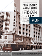 History Culture and The Indian City Essays of Rajnayaran Chandavarkar CUP