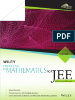 (IITJEE IIT JEE Main and Advanced) Wiley Teachers - Wiley s Problems in Mathematics for IIT JEE Main and Advanced Vol I 1 Maestro Series With Summarized Concepts-Wiley (2019)