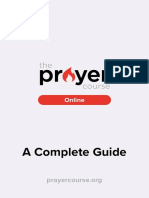 Prayer Course Online Guide