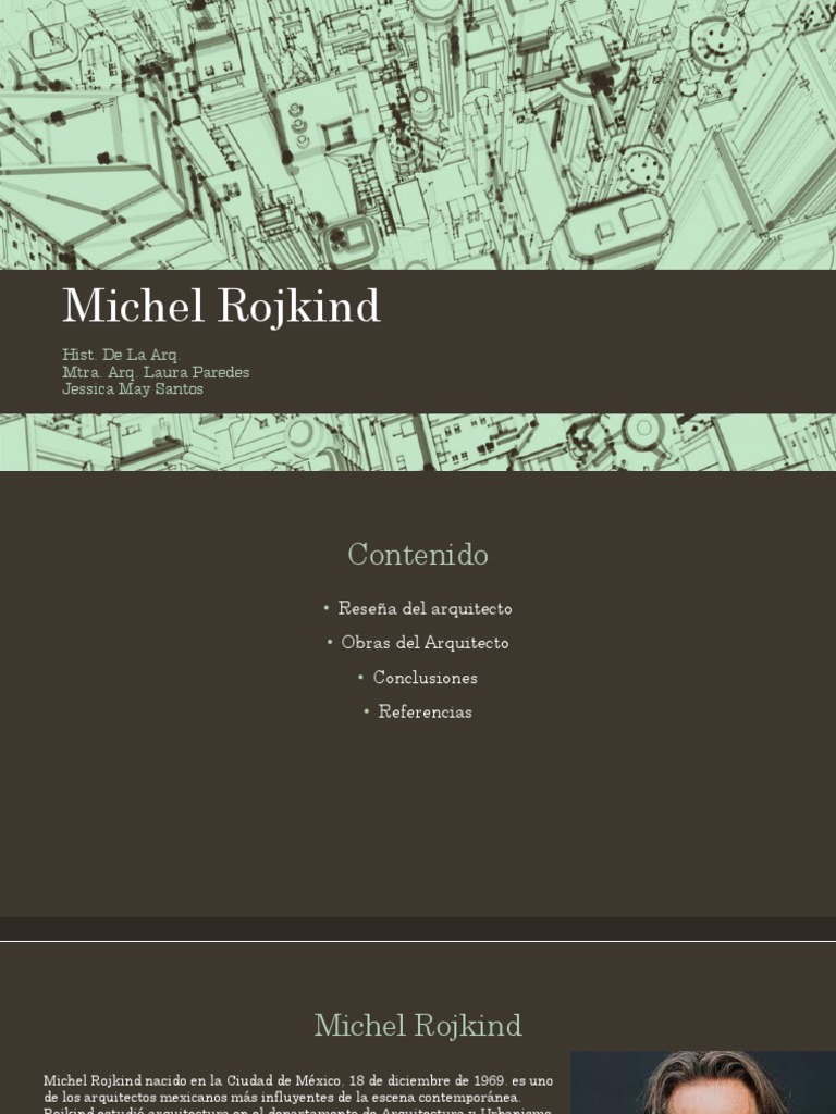 Michel Rojkind: Obras y Logros Arq. | PDF | Diseño ambiental | Diseño ...