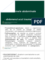 C 1. TRAUMATISMELE ABDOMINALE- ABDOMENUL ACUT TRAUMATIC (1)
