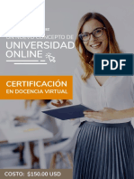 Brochure - Curso de Certificacion Docente Virtual UBJOnline 2021