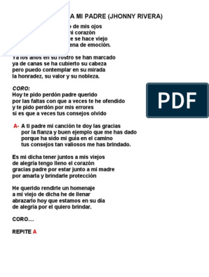Canto A Mi Padre | PDF