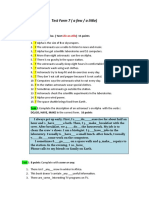 Test Form 7 (A Few / A Little) : Task1