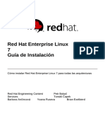 Red Hat Enterprise Linux 7 Installation Guide Es ES