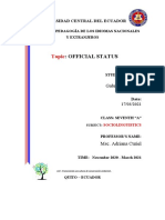 HOMEWORK 1 Sociolinguistics 