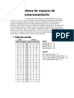 Problema de Espacio de Estacionamiento