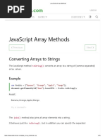 JavaScript Array Methods