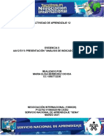 AA12 Evidencia 5 Presentación Análisis de Indicadores de La DFI