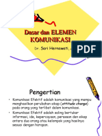 Dasar Dan Elemen Komunikasi Sari