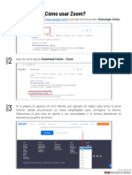 Guía para Ingresar y Usar Zoom