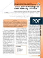 Visualización de Los Flujos de Gas en Los Arcos de Soldadura Mediante La Técnica de Medición Schlieren