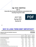 Long Term Debt Accounting