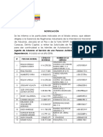 Notificación Autorización AAPersona Natural Recaudos