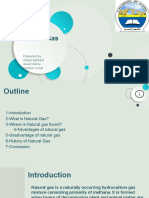 Natural Gas: Prepared By: Waad Sarbast Awar Mame Hashim Khidr