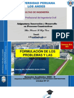 SEMANA 03 B Formulación de Los Problemas y Las Hipótesis