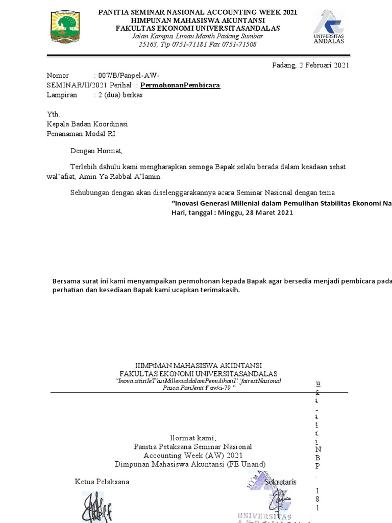 Surat Permohonan Pematari Dan Tor Pdf