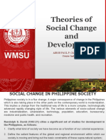 Topic 2 - Theories of Social Change and Development