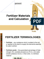 PhilRice - Fertilizer Calculation