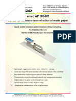 Emco AP 500-M2: Device For Moisture Determination of Waste Paper