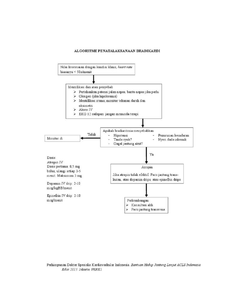 Algoritma Bradikardia | PDF