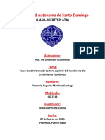 Tarea No.1 Informe de Lectura Capitulo 1 El Fenómeno Del Crecimiento Económico