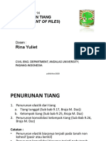 Yuliet 14-Rekpon TS D - Penurunan Tiang (Settlement of Piles)